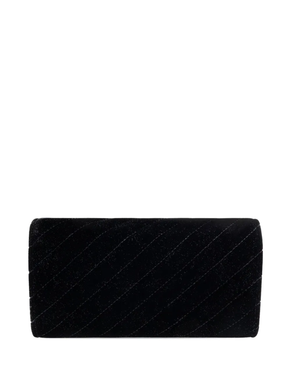 Jimmy Choo Clutch met logodetail Zwart
