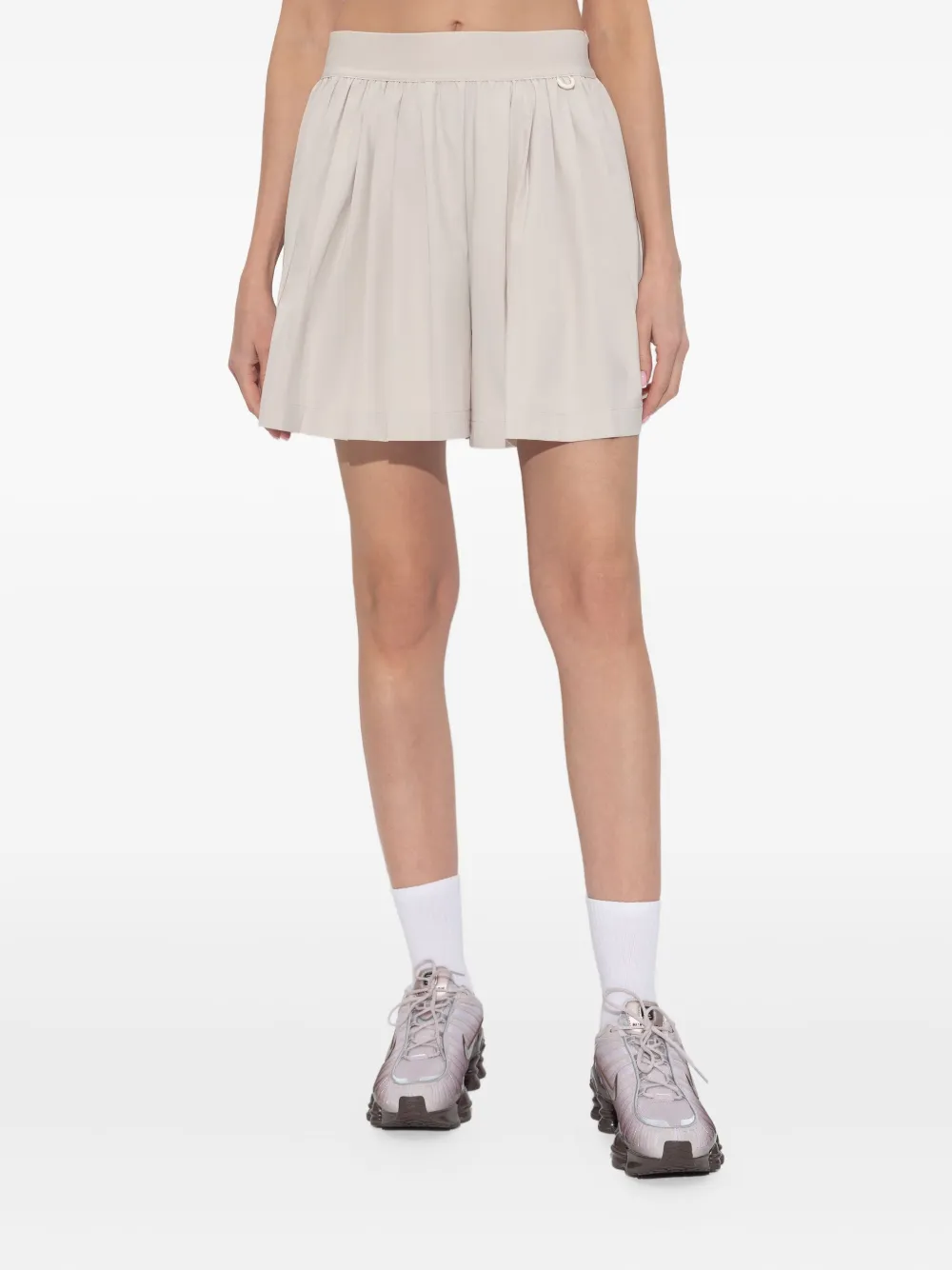 Nike Shorts met elastische tailleband Beige