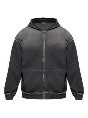 Diesel Full Zip Hoodie | White | FARFETCH RO