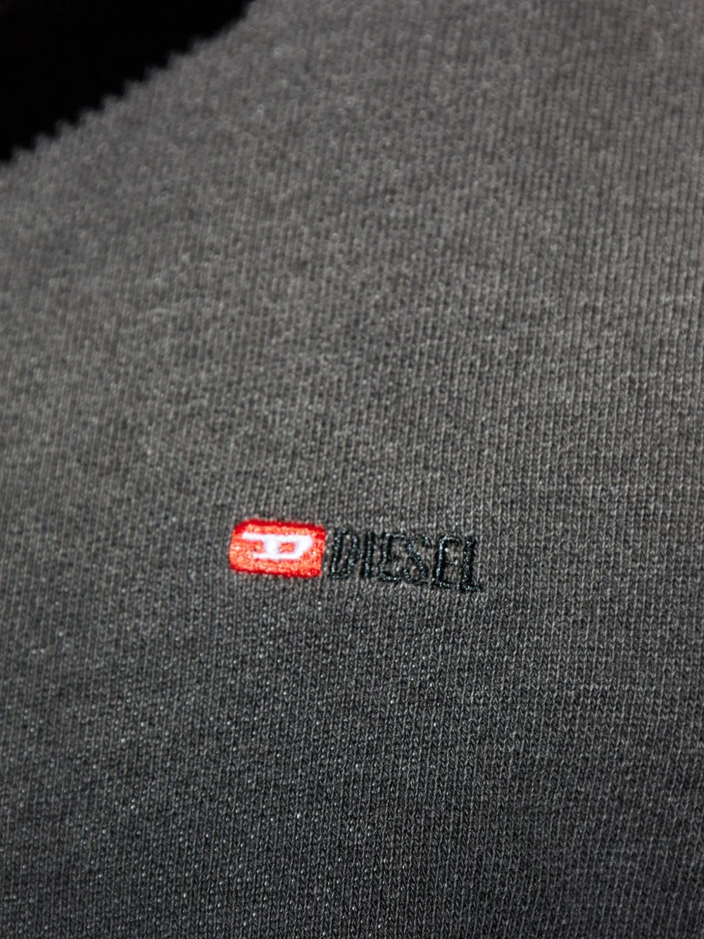 Diesel S-Blaxto hoodie met ritssluiting Grijs