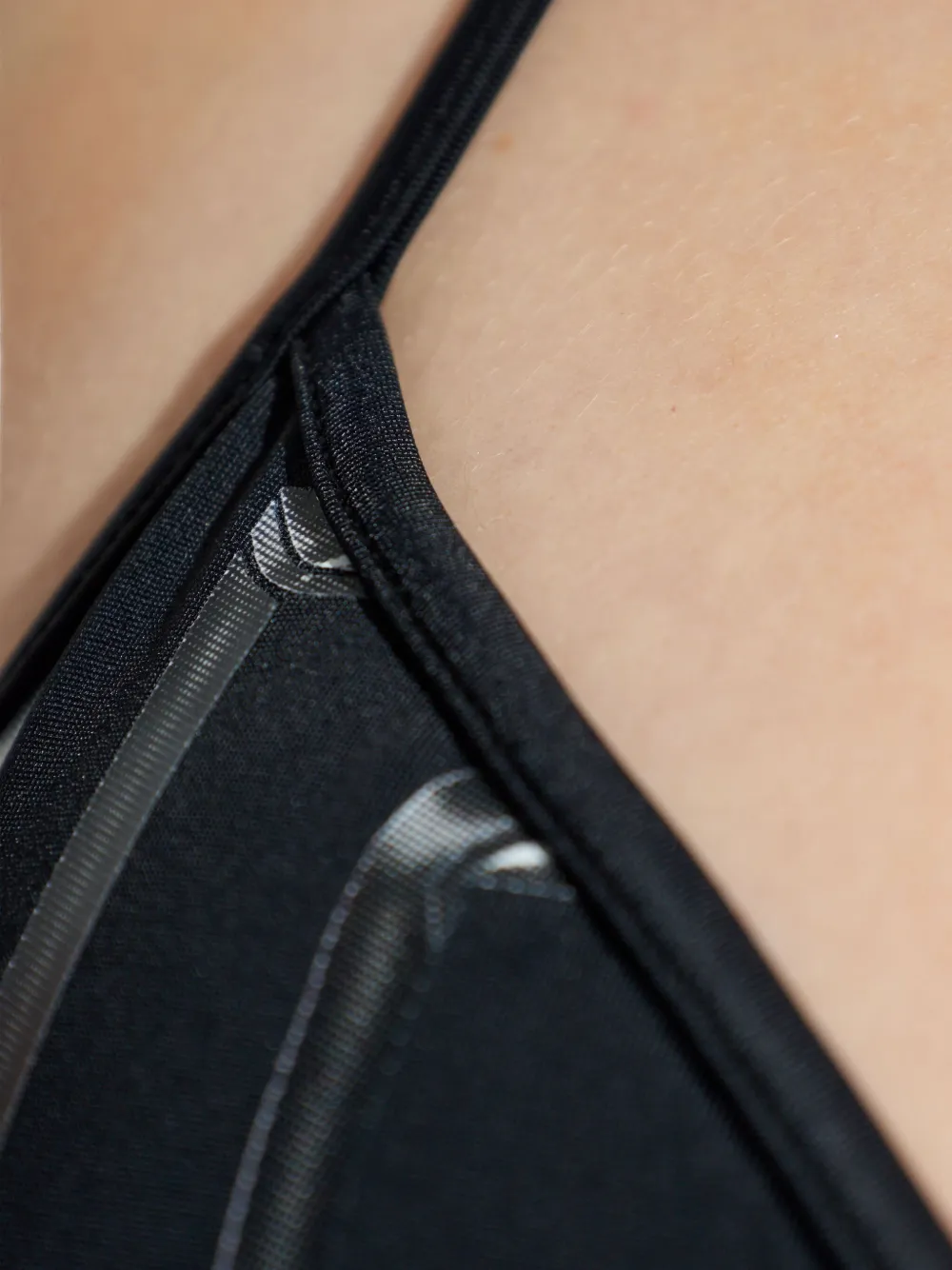 Diesel Tie Detail Kate-d-core Bikini In Black