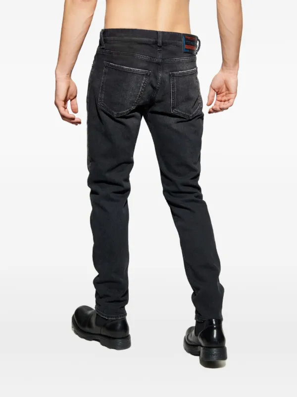 Diesel Calça Jeans D-Strukt 2019 Slim | Preto | FARFETCH BR