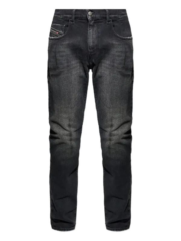 Diesel Calça Jeans D-Strukt 2019 Slim | Preto | FARFETCH BR