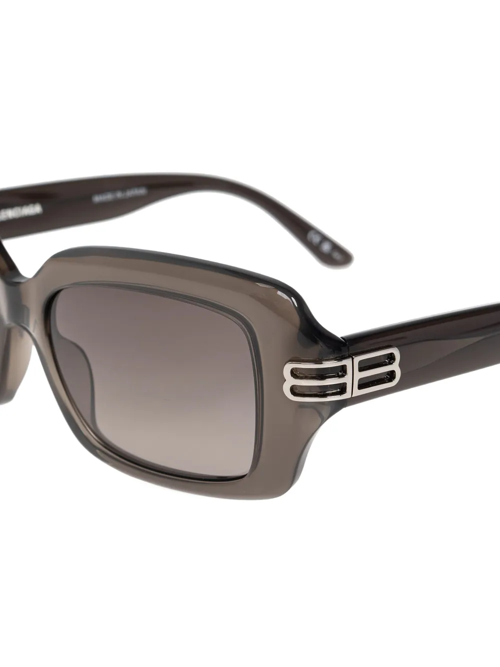 Balenciaga Eyewear rectangle-frame sunglasses - Grijs