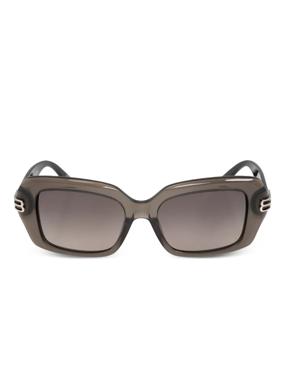 Balenciaga Eyewear rectangle-frame sunglasses - Grigio
