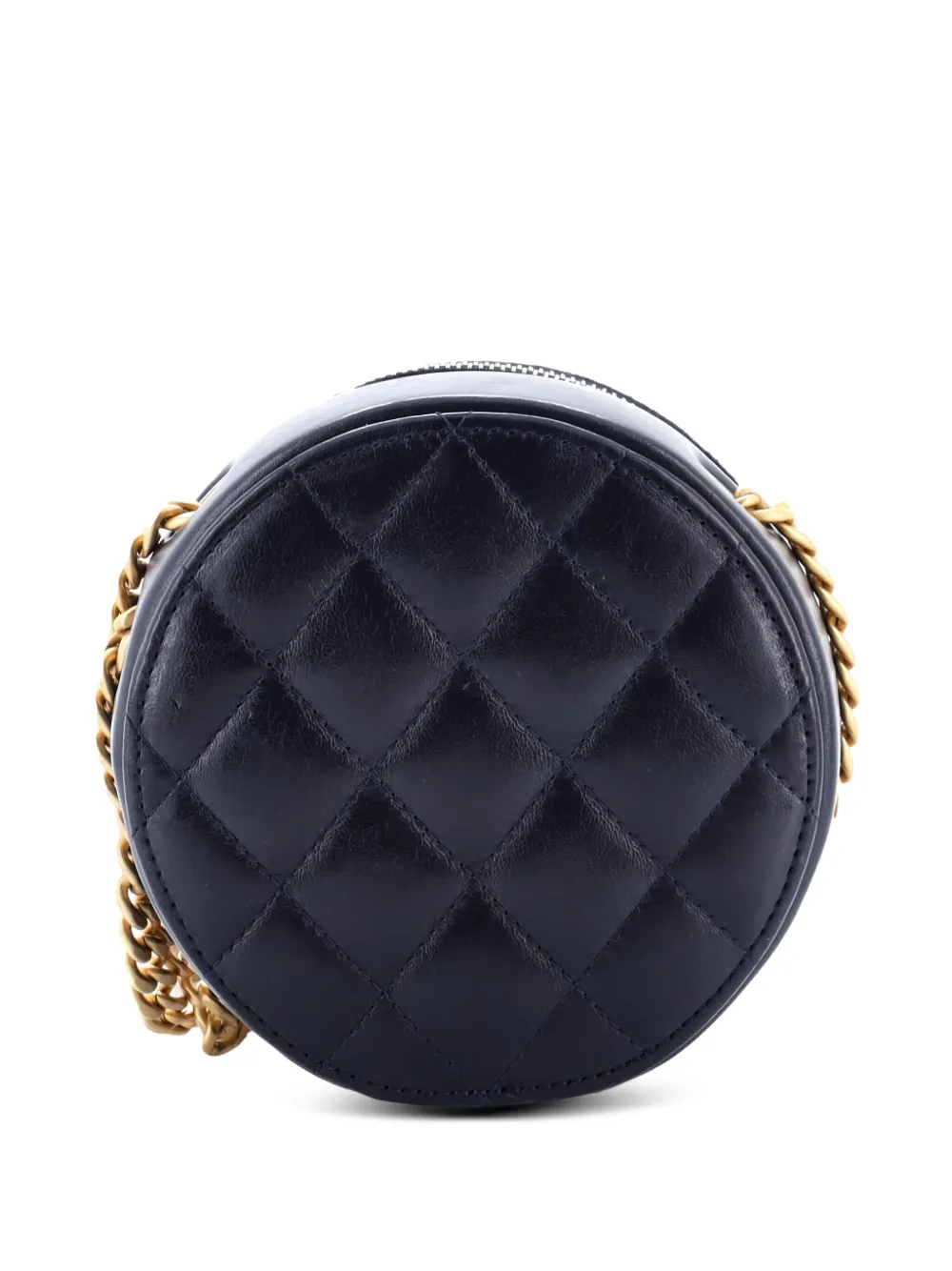 CHANEL Pre-Owned All Slide Long Round Clutch with Chain Quilted Lambskin crossbody bag | Pre-Owned | Image 2