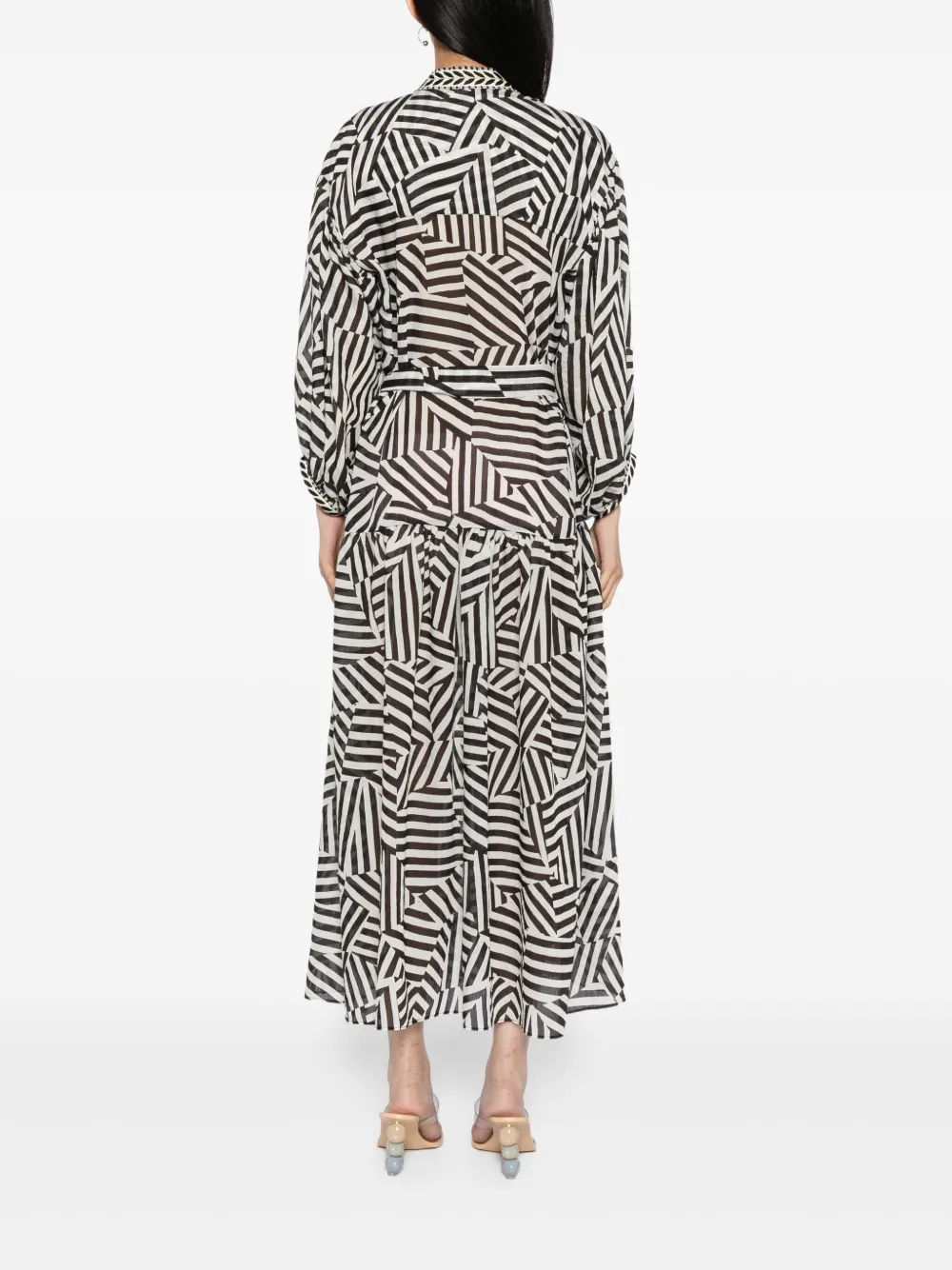 Bambah Geo jurk Zwart