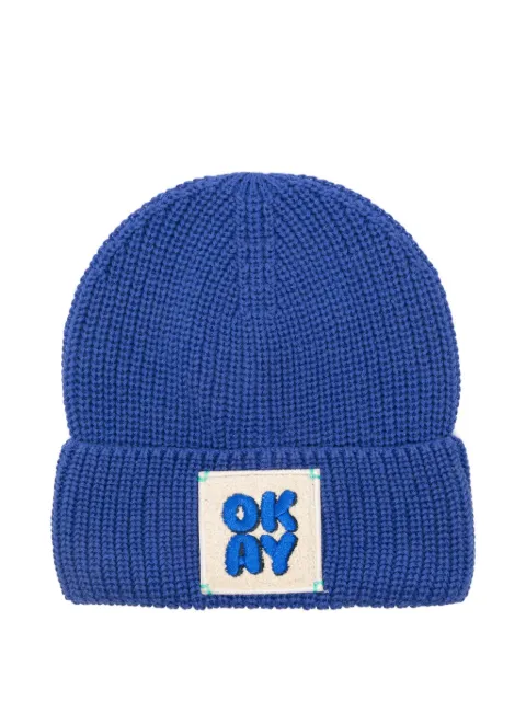Billieblush logo-patch beanie