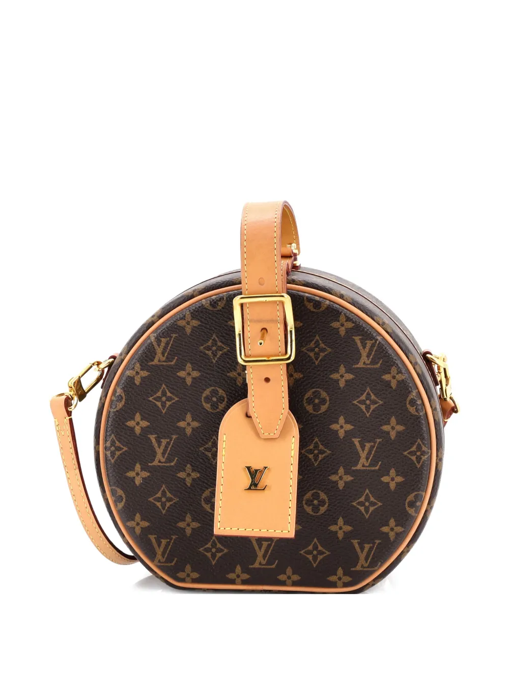 Pre-owned Louis Vuitton Petite Boite Chapeau Bag Monogram Canvas Crossbody Bag