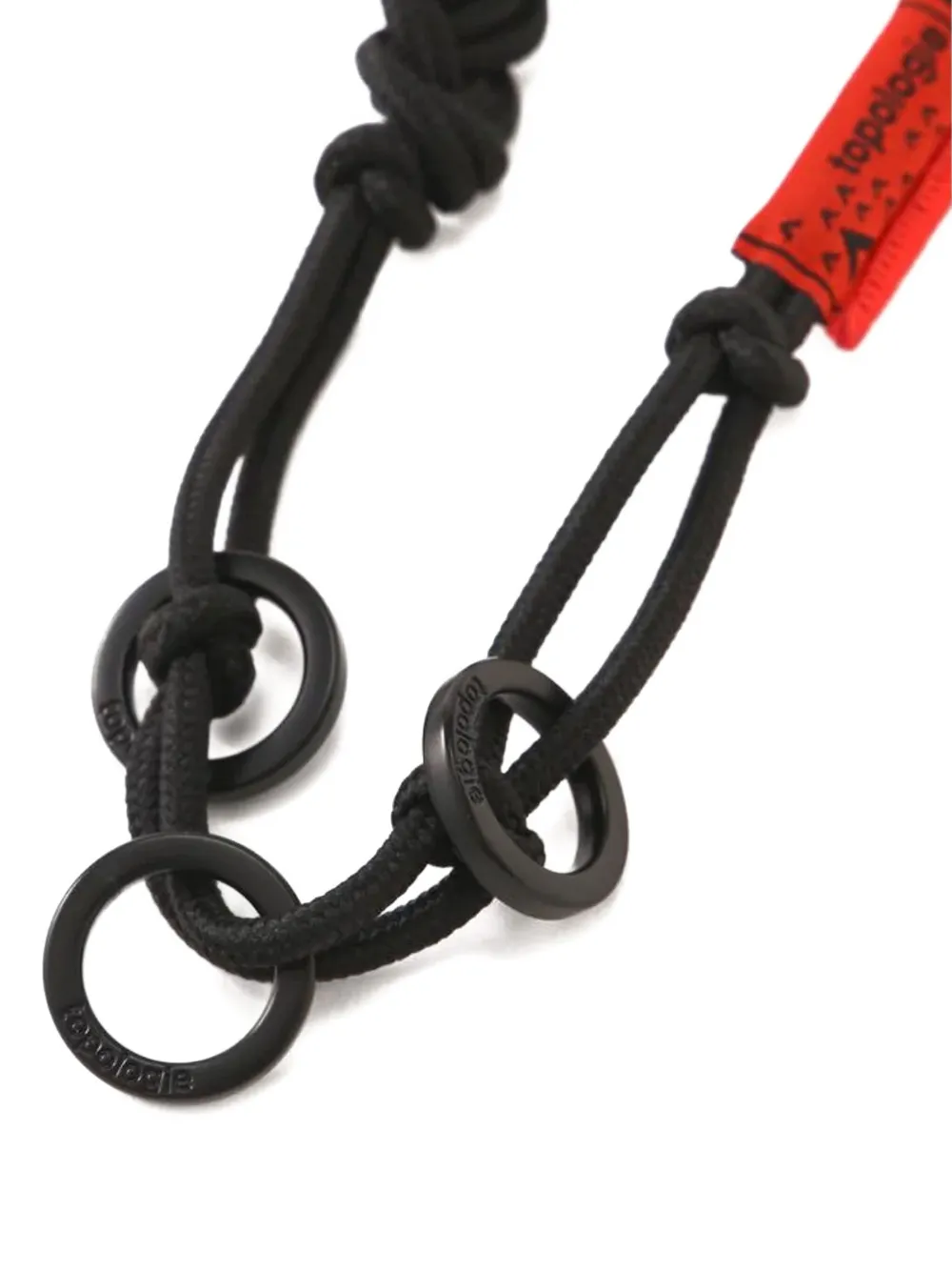 Topologie Braided Keychain In Green