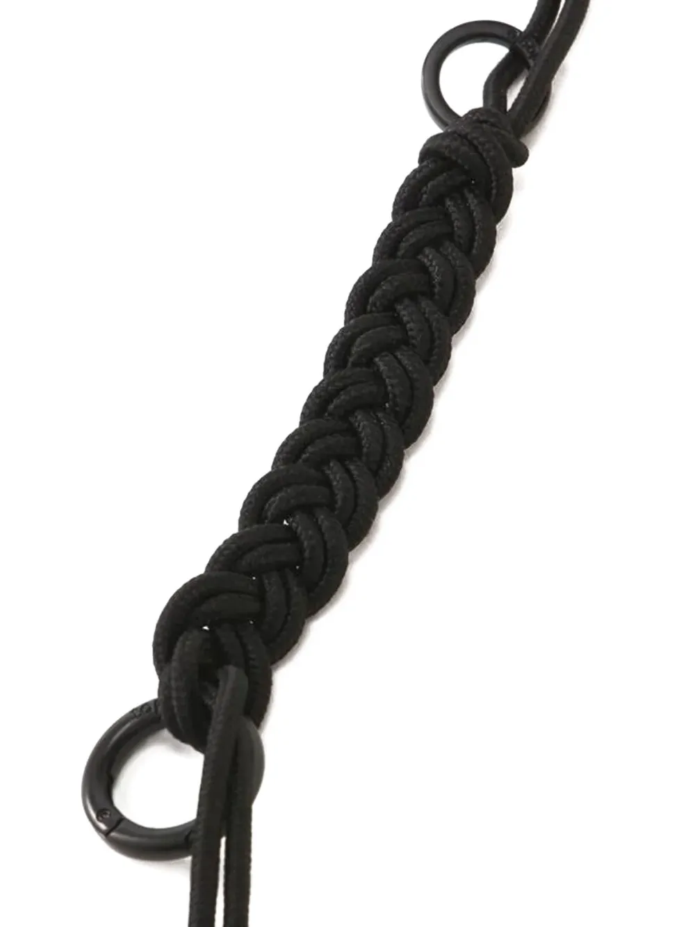 Topologie Braided Keychain In Green