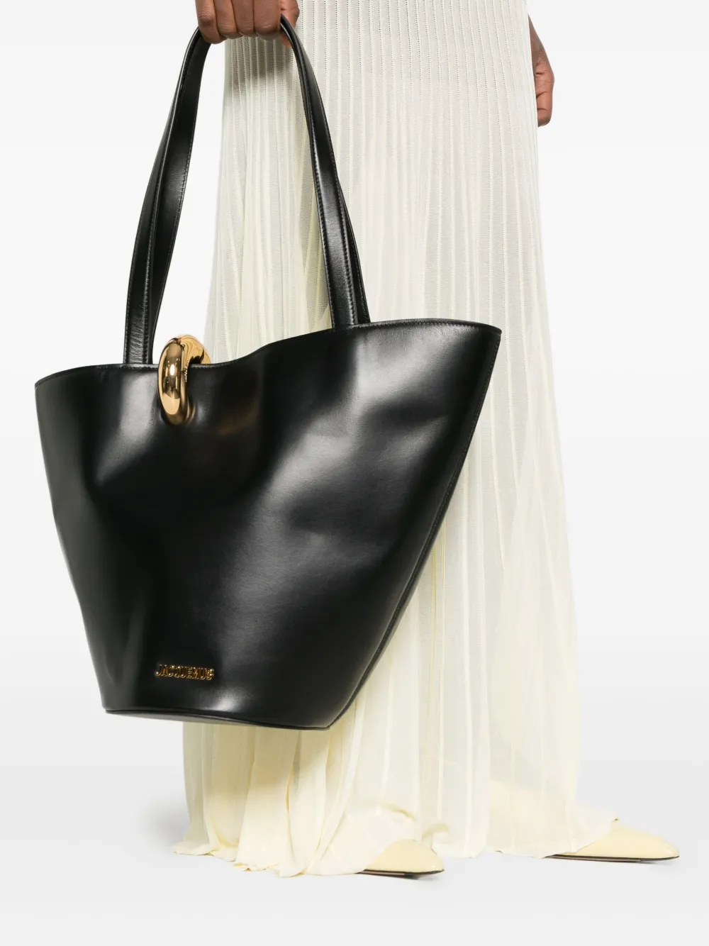 Jacquemus Pre-Owned Bambola Moyen ring-detail tote bag | Image 2