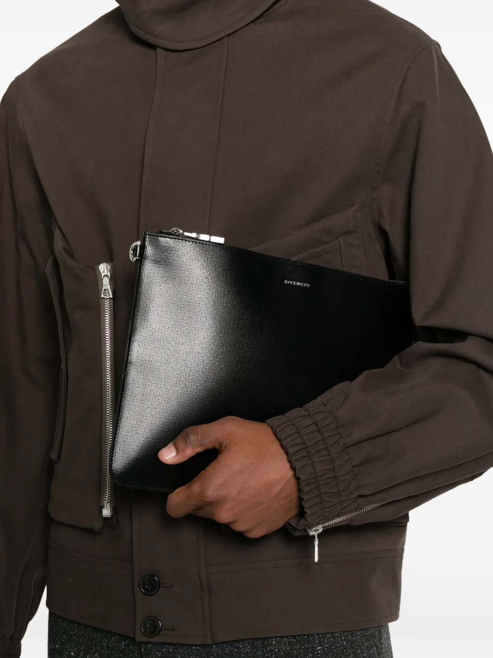 Givenchy Pre-Owned bolsa de mano con logo estampado y cierre | Image 2