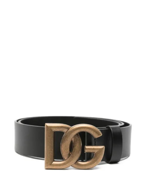 Dolce & Gabbana Pre-Owned logo-buckle belt