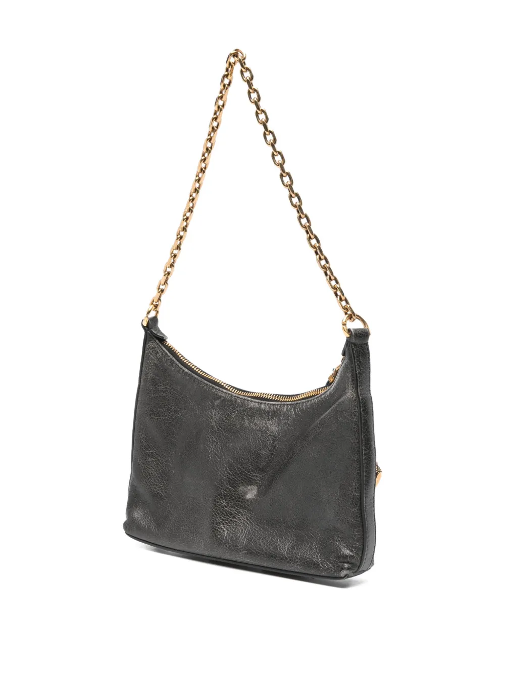 GIVENCHY Pre-owned Voyou Boyfriend Leather Shoulder Bag In Black