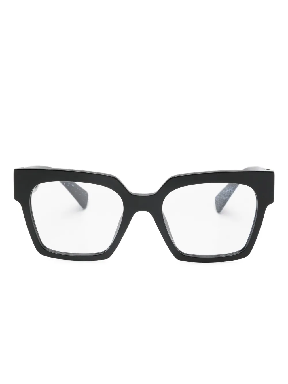 Miu Miu Pre-Owned square-frame glasses | Black | Image 1
