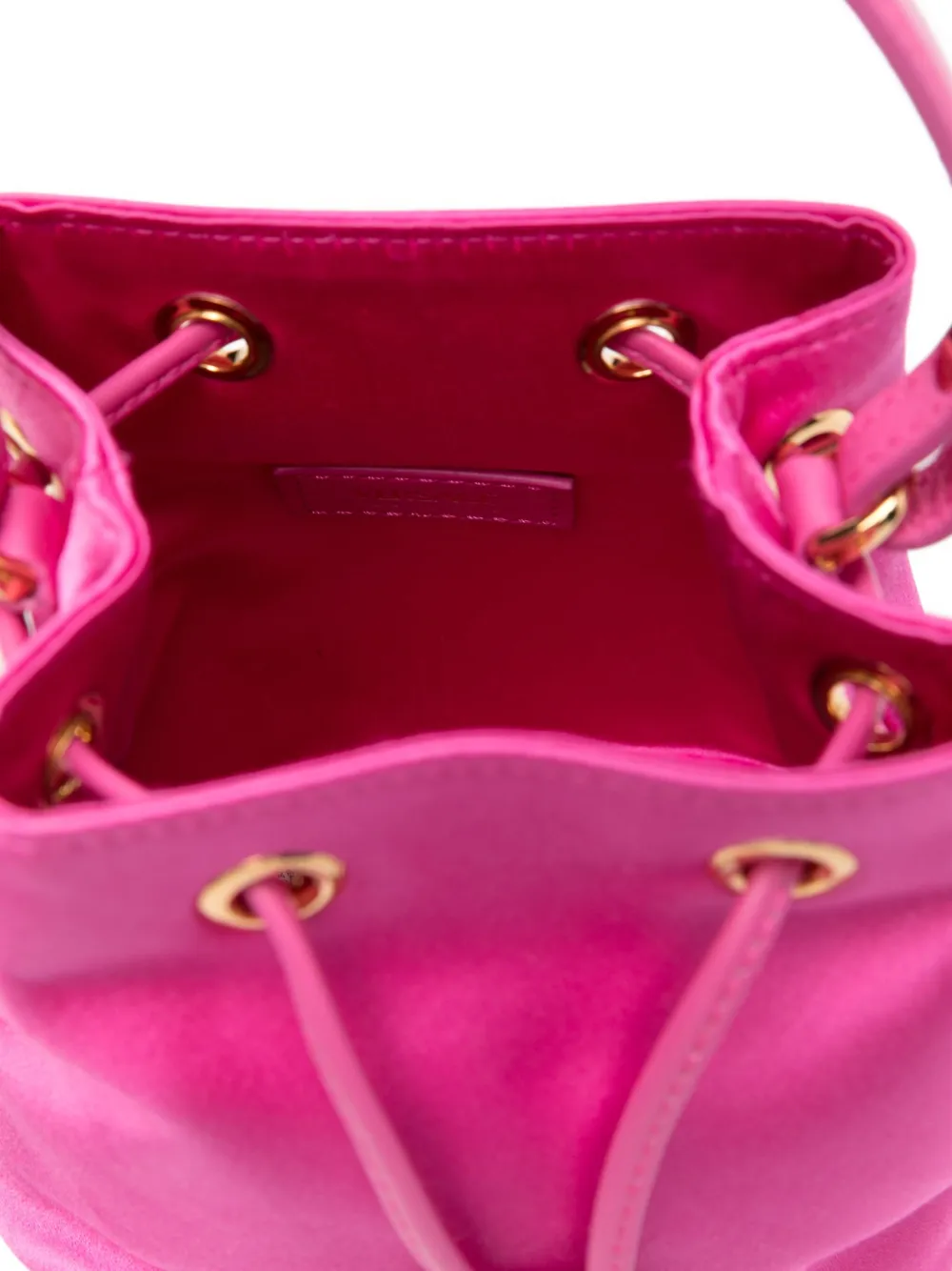 VERSACE Pre-owned Medusa Drawstring Bucket Bag In Pink