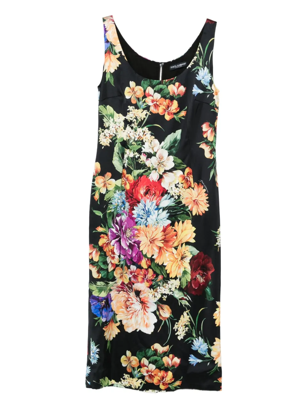 Dolce & Gabbana Pre-Owned floral midi dress | Black | Image 1