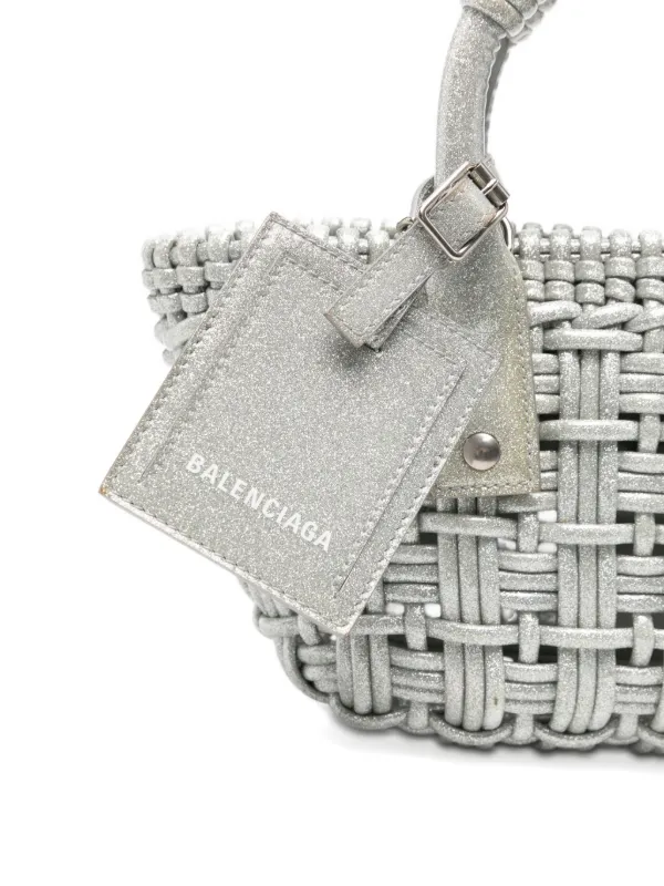 Balenciaga Pre-Owned ビストロ バスケット バッグ | シルバートーン 