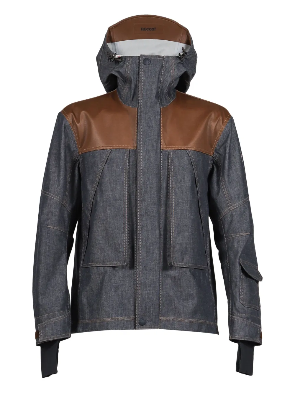 Moncler Grenoble chamarra Langtang con capucha | azul | Image 1