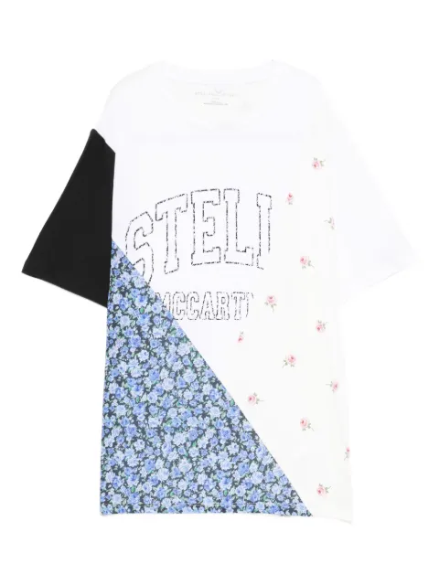 Stella McCartney Kids playera con estampado floral