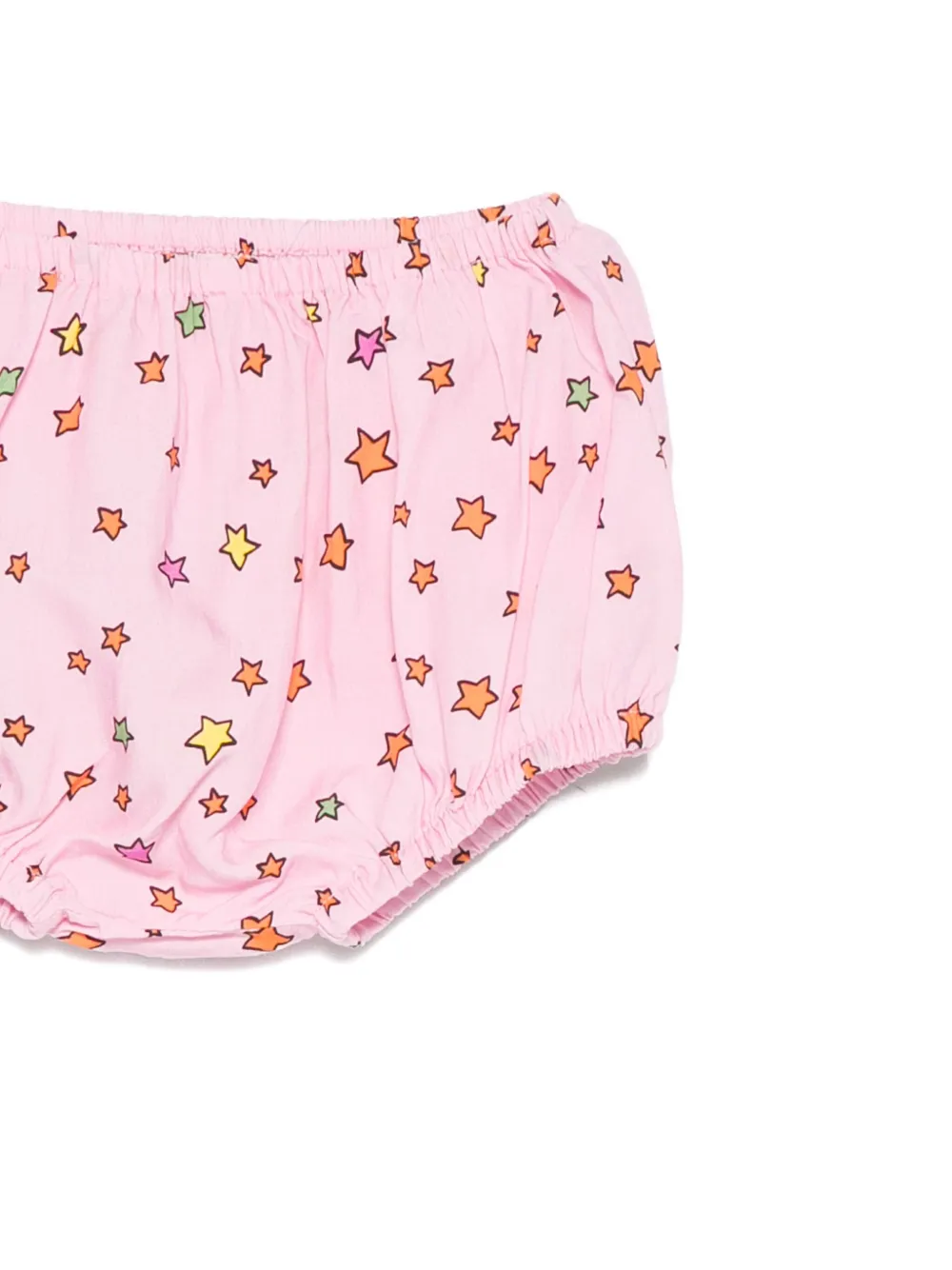 Stella McCartney Kids Jurk met lange mouwen en sterrenprint Roze