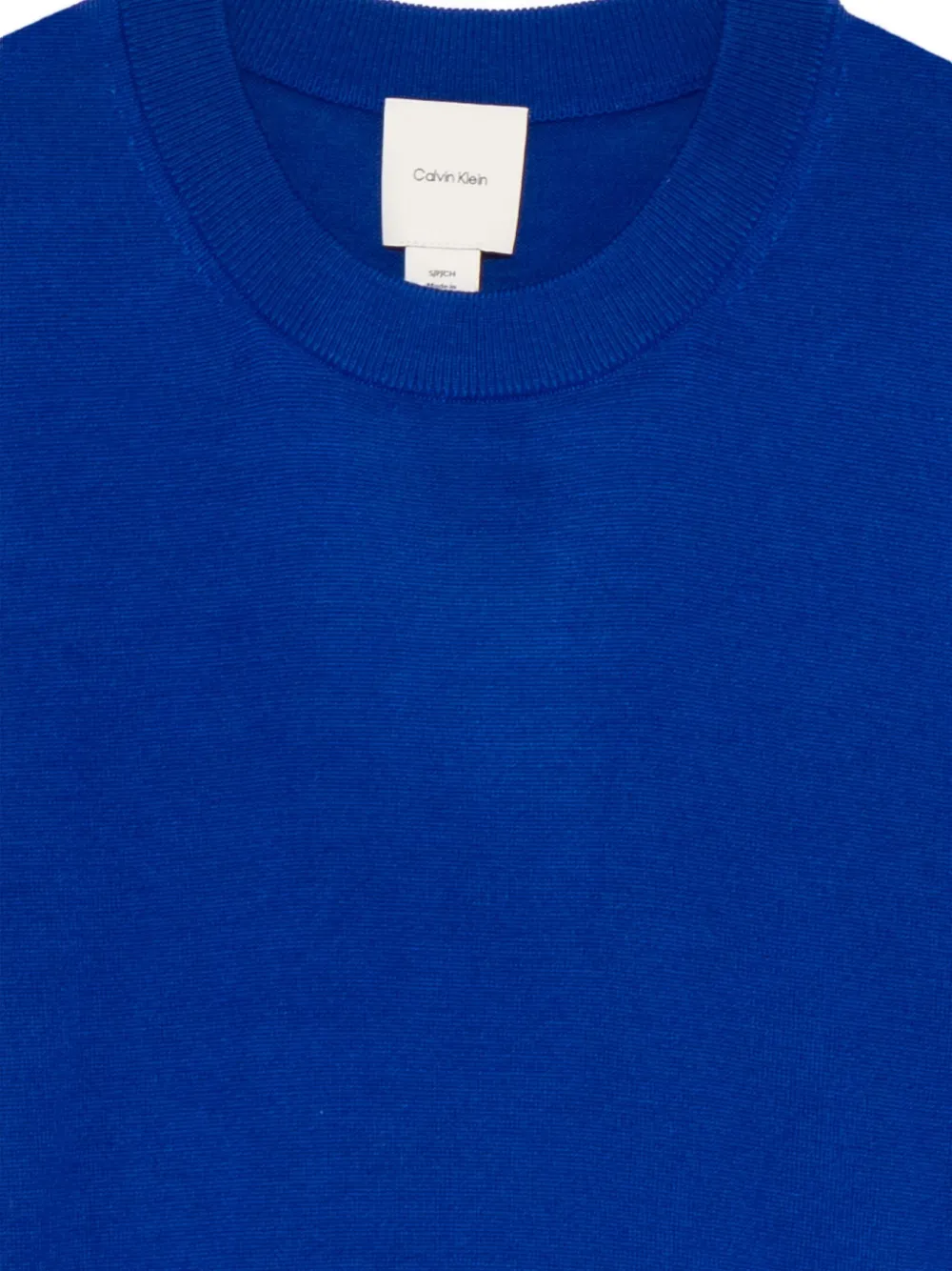 Calvin Klein Sweater met geborduurd logo Blauw