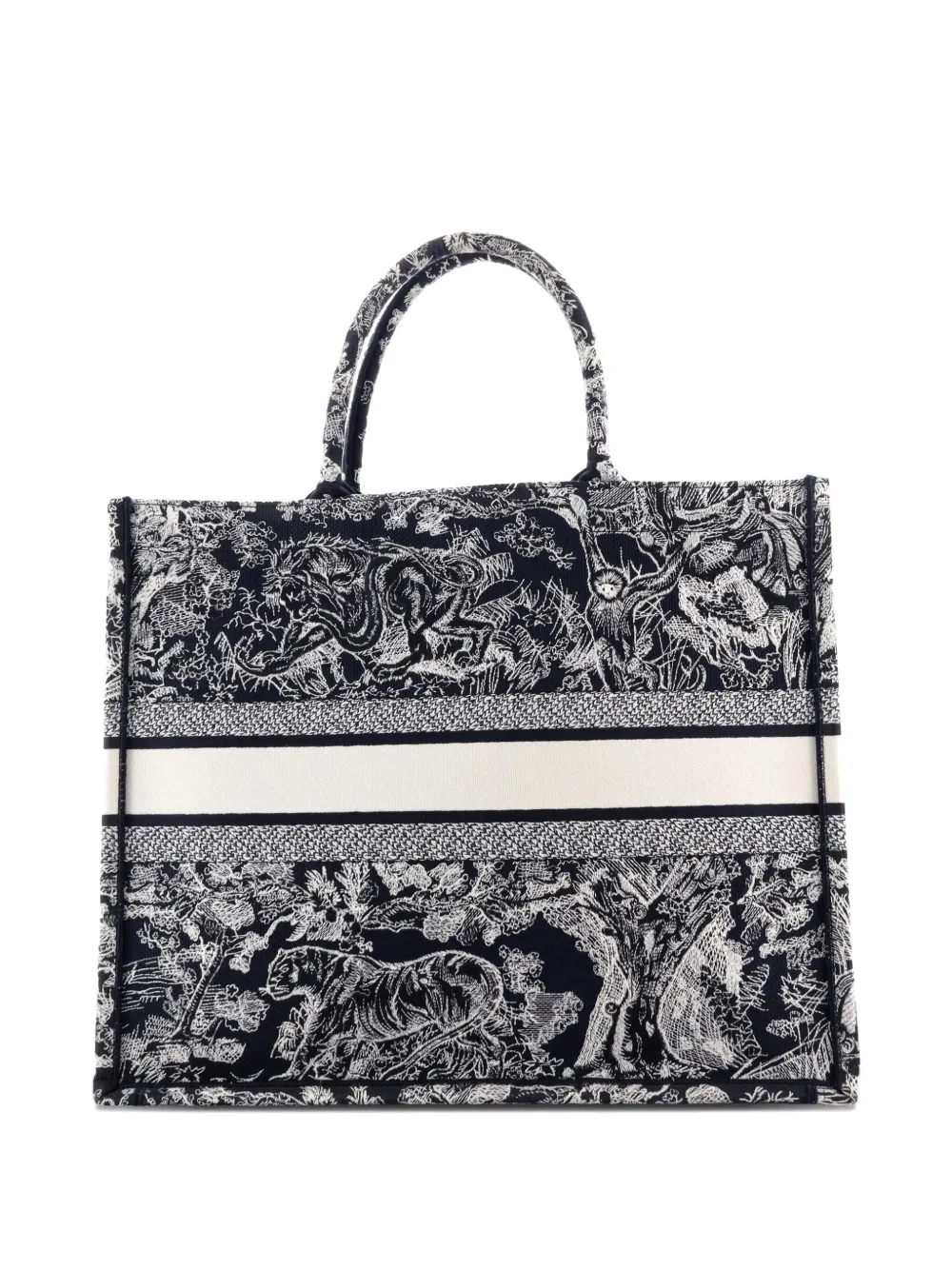 Christian Dior Pre-Owned Book Embroidered Canvas Large tote bag | Estilos de archivo | Image 2