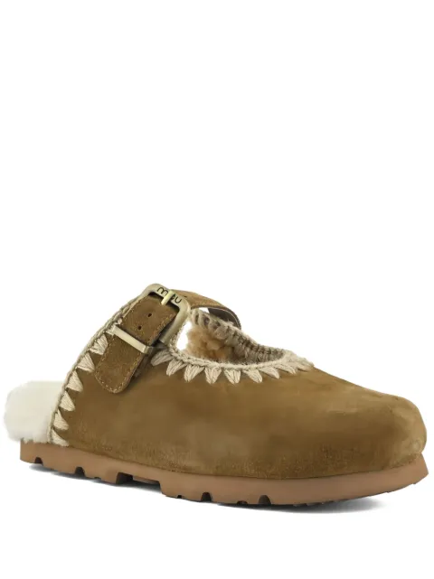 Mou Winter Bio buckle clogs