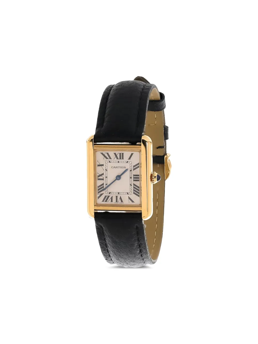 Cartier 2004-2021 Gold Tank Solo 31mm - ホワイト