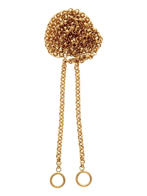 Marla Aaron 14K yellow gold Rolo chain necklace