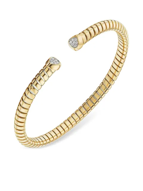 MARINA B 18K yellow gold and silver Trisolina diamond bracelet