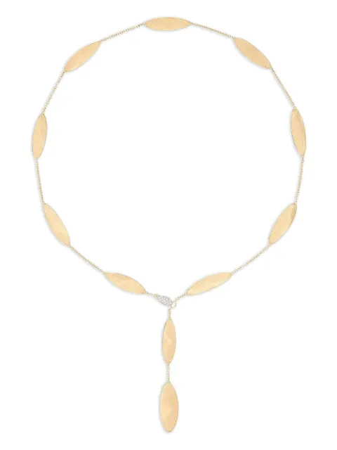 Marco Bicego collar Lunaria Twist en oro amarillo de 18kt con diamantes