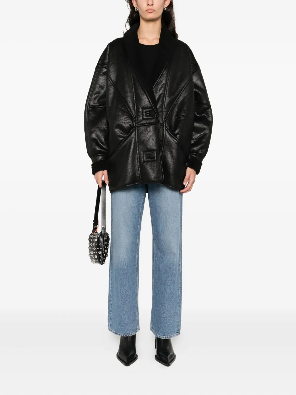 Nineminutes buttoned faux-fur jacket | Faux Fur & Shearling Jackets | Image 2