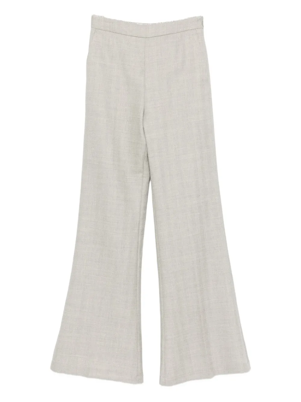 Forte Forte Flared Trousers In Gray