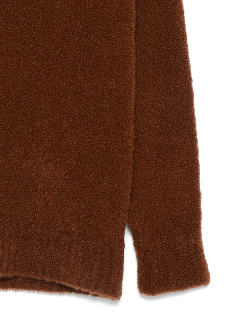 Seven Gauge Bouclé Sweater - Brown 