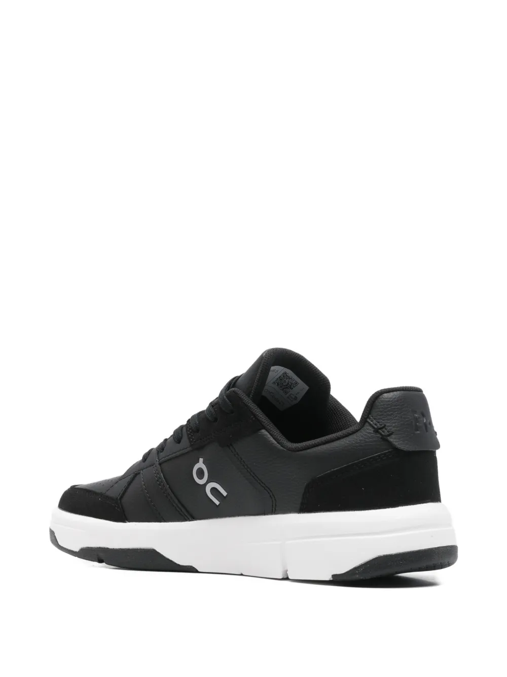 On Running The Roger Clubhouse geperforeerde sneakers Zwart