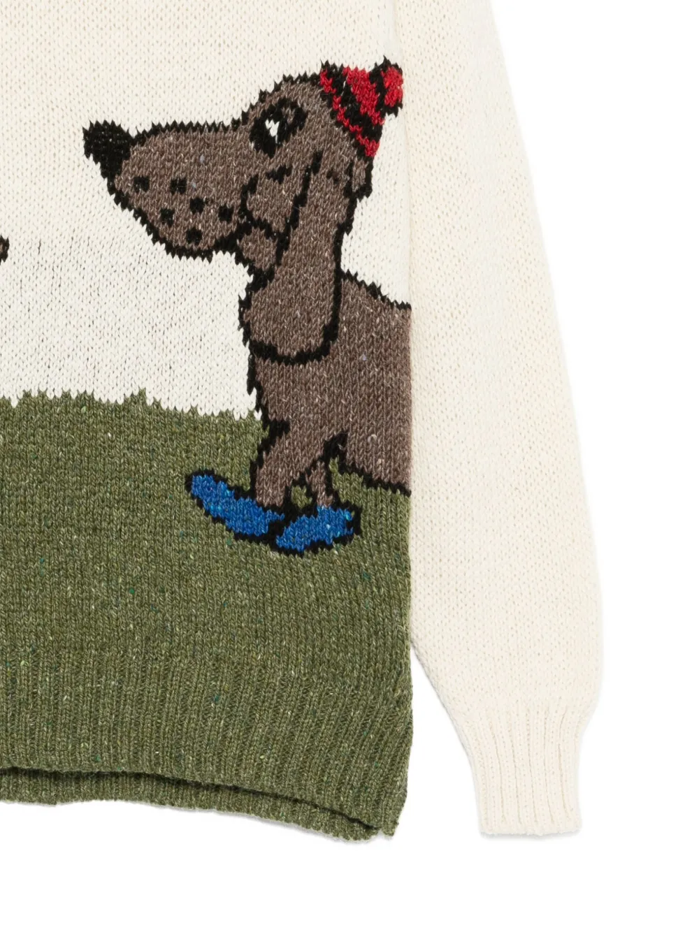 Howlin' Pull Up To The Bumper Dog Sweater In Neutral