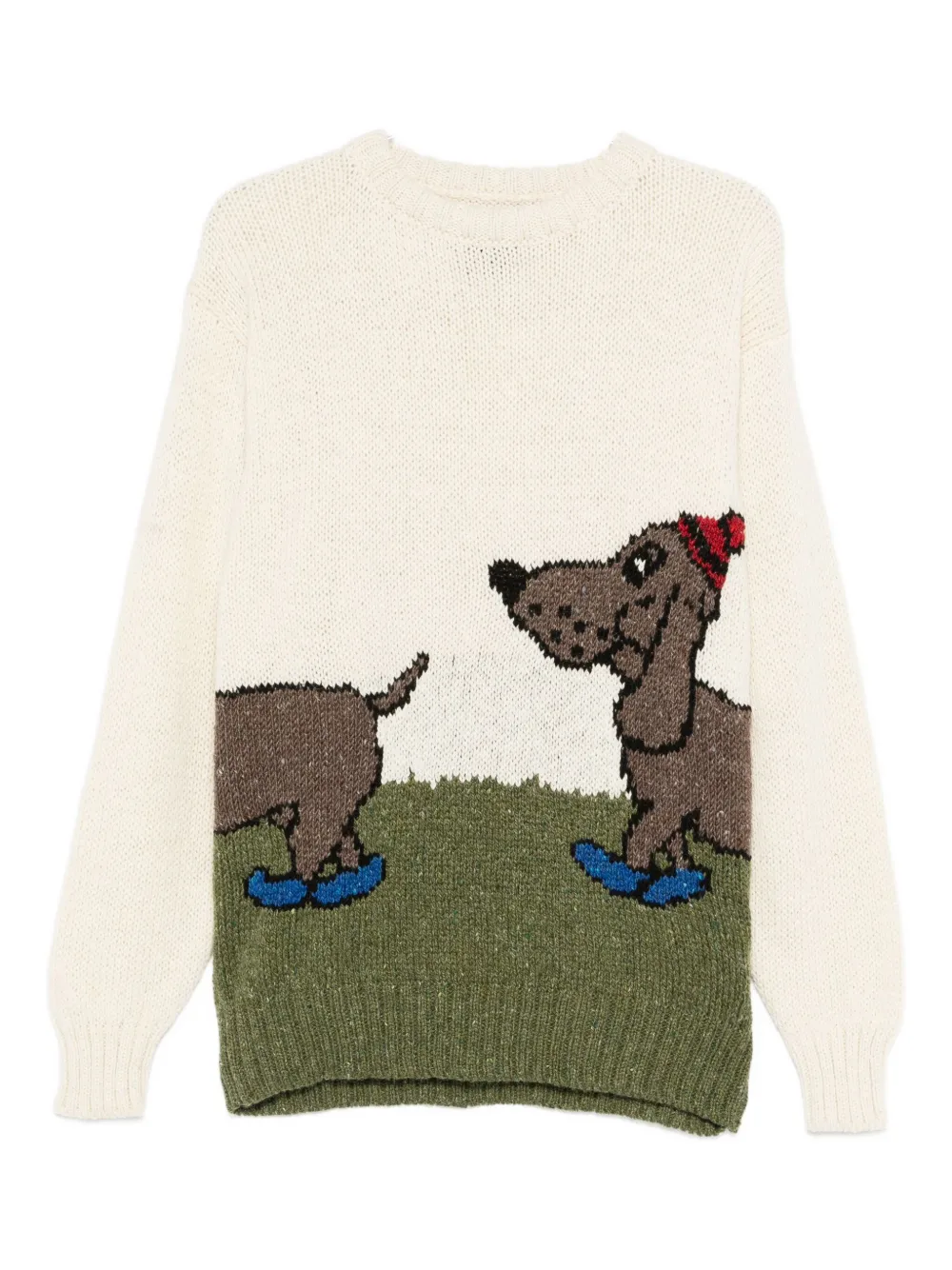 Howlin' Pull Up To The Bumper Dog Sweater In Neutral