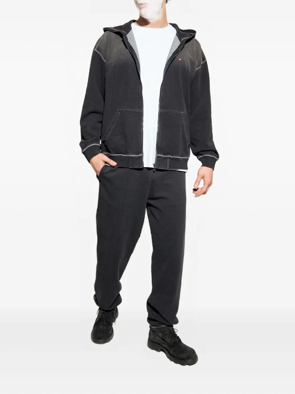 Diesel P-Marf logo-detail track pants - Zwart