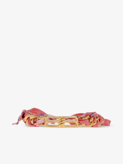 Balenciaga logo缀饰手链