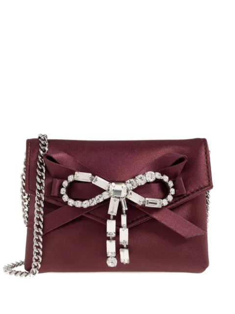 Jimmy Choo Clutch com laço e corrente