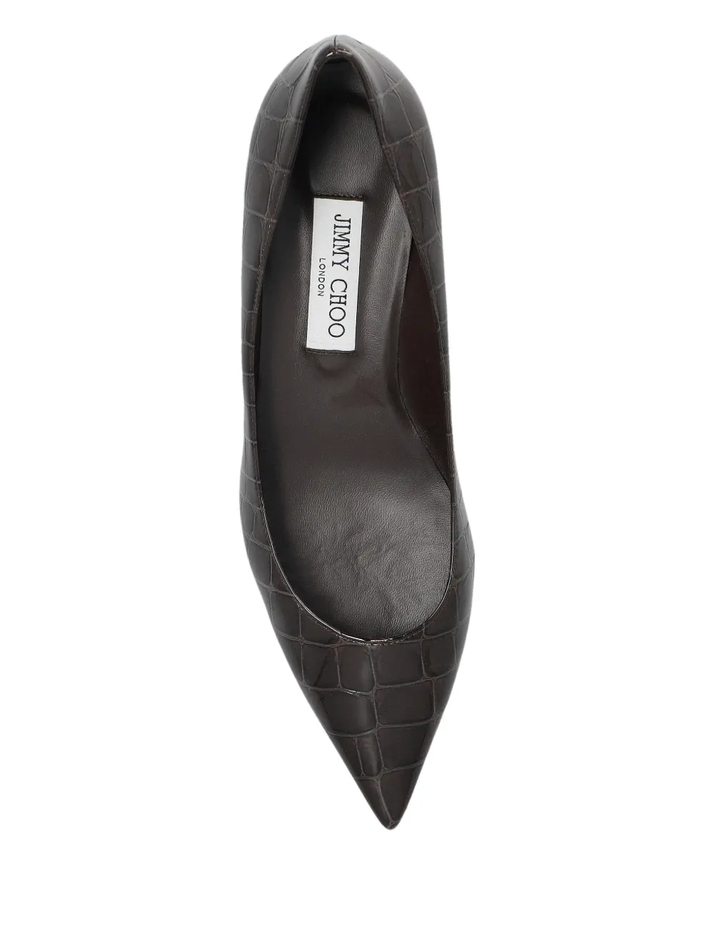 Jimmy Choo pointed crocodile-effect pumps | Heeled Pumps | Image 2