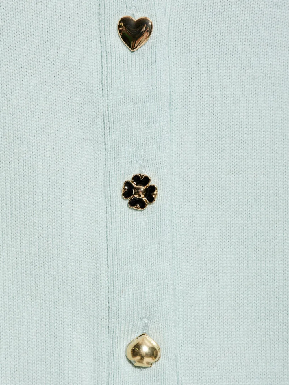 Kate Spade Buttoned Wool Cardigan In Blue
