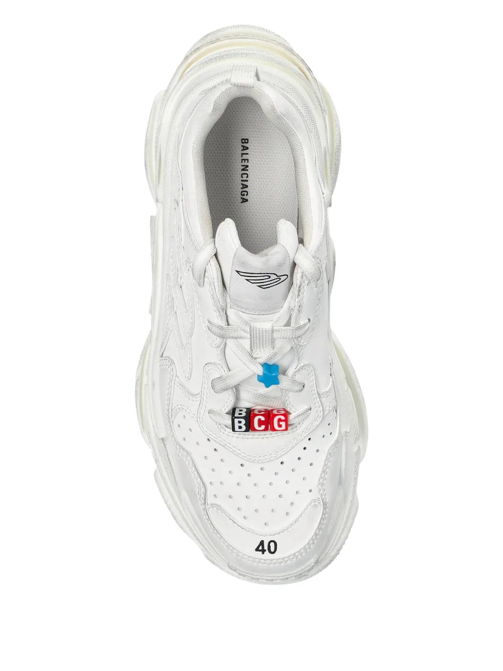 Balenciaga Sneakers met plateauzool Wit