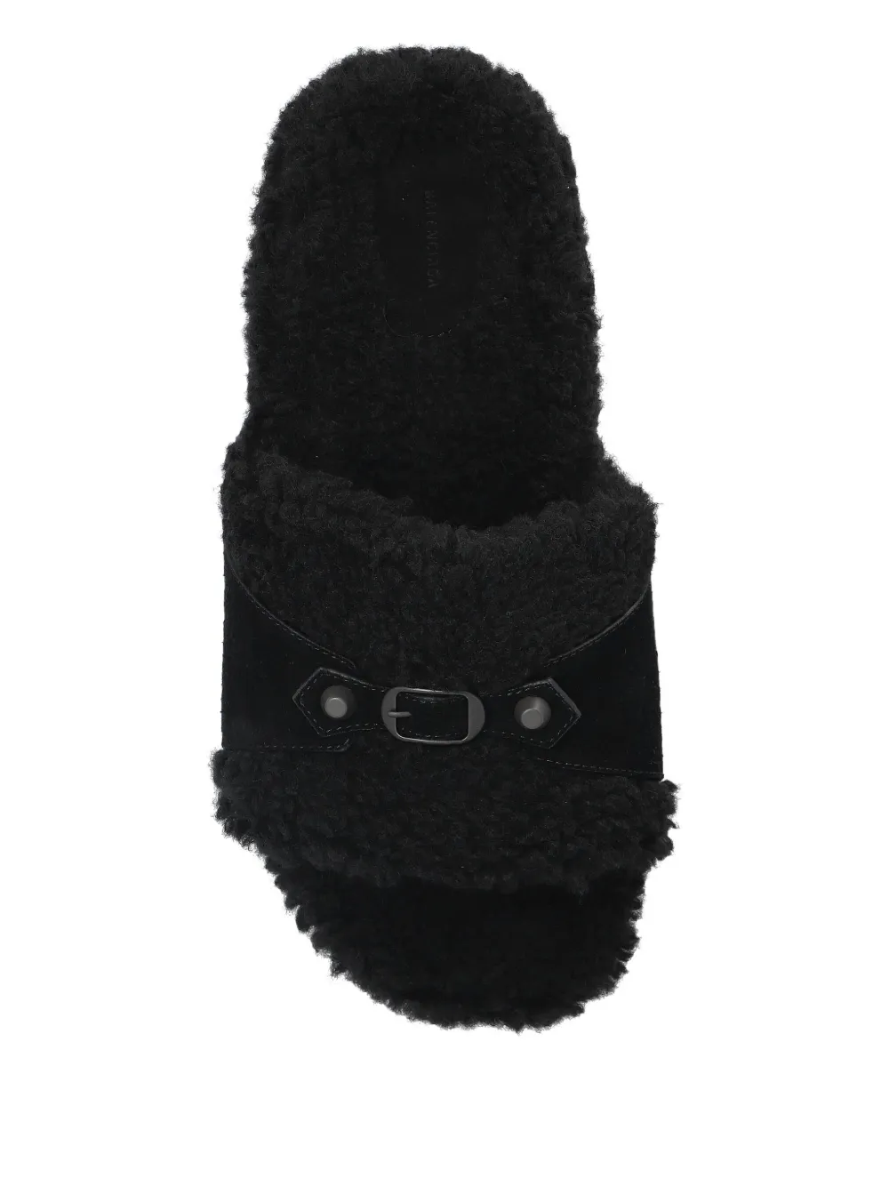 Balenciaga Slippers met gesp Zwart