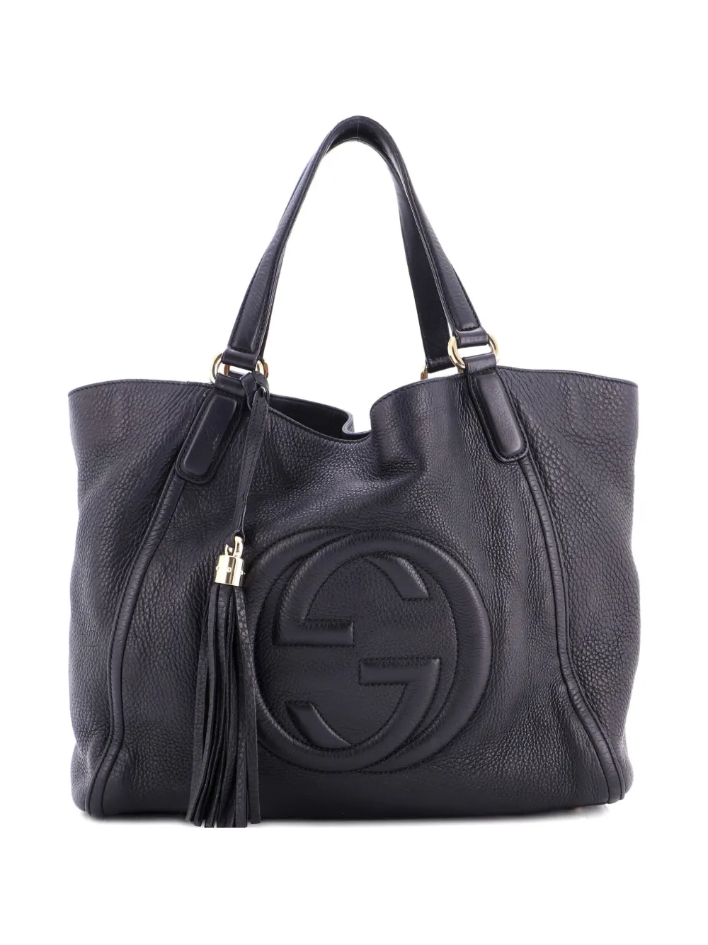 Gucci Pre-Owned Soho Leather Medium shoulder bag - ブラック Gucci Pre-Owned Soho Leather Medium shoulder bag - ブラック