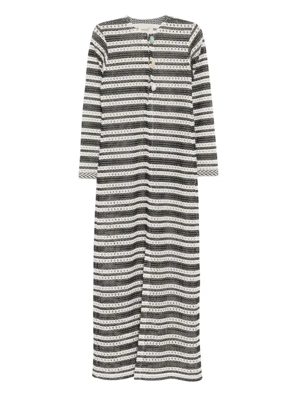 chinese dress ladies Women's Morgan Scarf Crochet Maxi Dress XS/S/M/L/XL/XXL/Customize Black/ Black & White/Black & Red MEAN BLVD main image 0