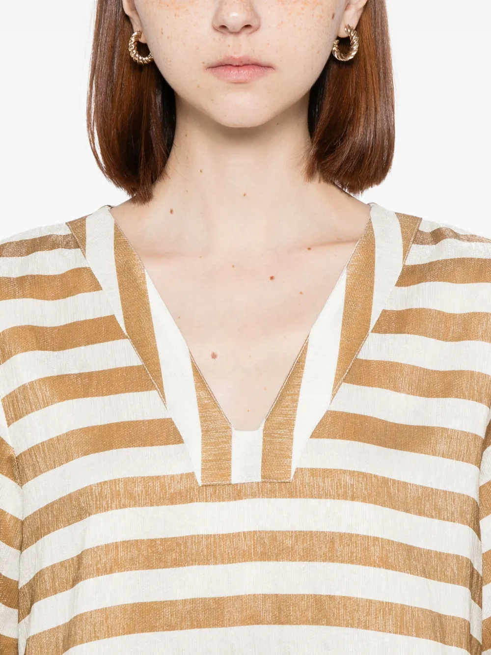 Bambah Olivia mini-jurk Goud