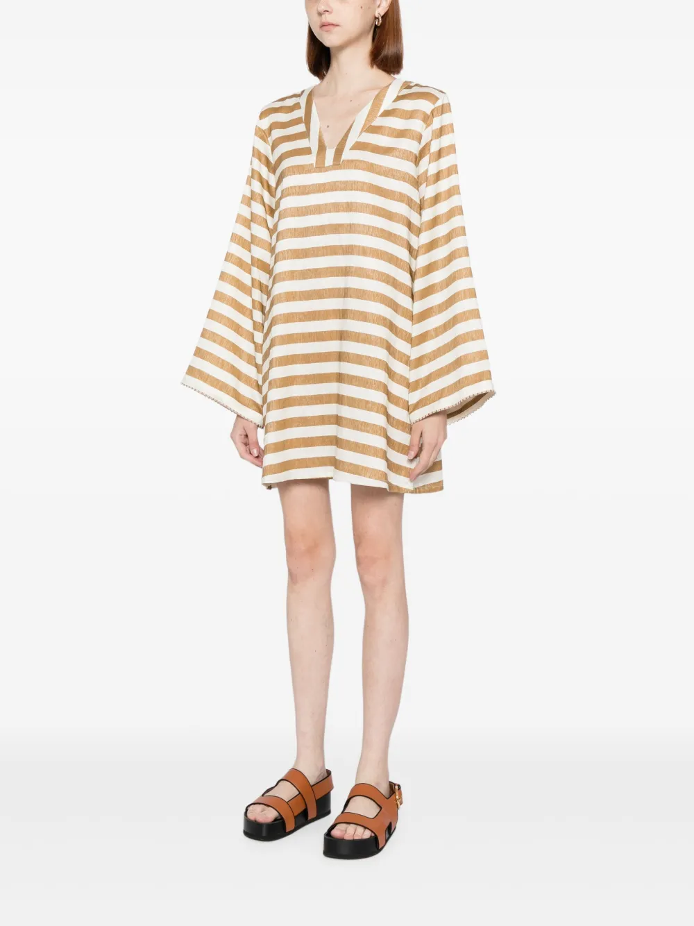 Bambah Olivia mini-jurk Goud